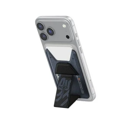 SkinArma Kado Aegis Wallet Mag-Charge Card Holder With Grip Stand - Navy